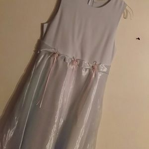 Beautiful girl's baby blue dress